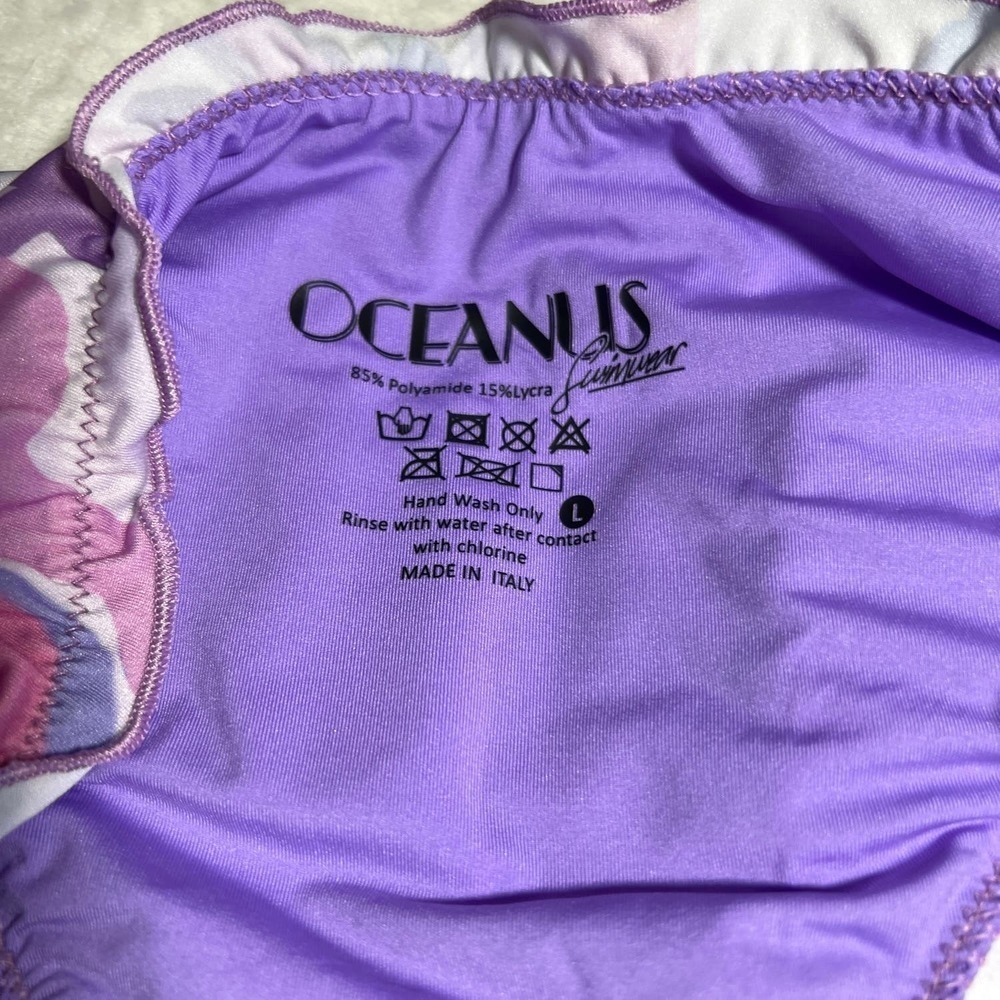 Purple and Pink Ruffle Bikini Set - Picture 5 of 9